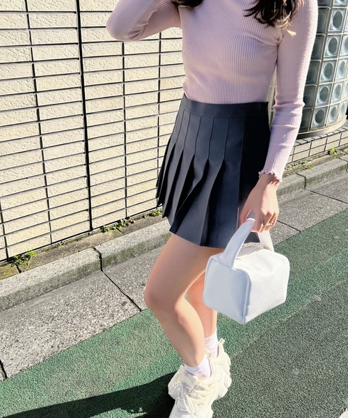 H.Warren(エイチウォーレン)の「2WAYミニボストン&ショルダーPUバッグ(ショルダーバッグ・レディース・ホワイト/ブラック/オレンジ・FREE)」の4枚目の写真