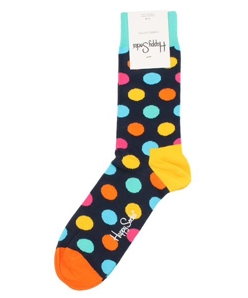 ESTNATION（エストネーション）の「Happy Socks ソックス（ソックス/靴下・メンズ・ブラック/グレー/ブルー・FREE）」の3枚目の写真