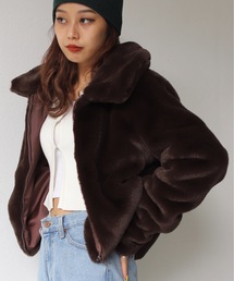 SHAGGIE | ショートファーカラーブルゾン(ブルゾン)