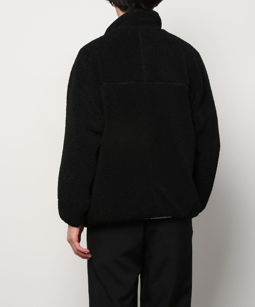 BEN DAVIS（ベンデイビス）の「【BEN　DAVIS/ベンデイビス】ボアスタンドカラー ジャケット/静電気軽減（ブルゾン・メンズ・ブラック/オフホワイト/オリーブ/モカ・M/L/XL）」の19枚目の写真