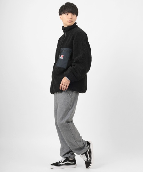 BEN DAVIS（ベンデイビス）の「【BEN　DAVIS/ベンデイビス】ボアスタンドカラー ジャケット/静電気軽減（ブルゾン・メンズ・ブラック/オフホワイト/オリーブ/モカ・M/L/XL）」の22枚目の写真