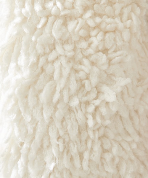 SHENERY(シーナリー)の「ループヤーンニットベスト(ニット/セーター・レディース・オフホワイト/ブラック・FREE)」の6枚目の写真