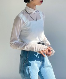 PAGEBOY | シアーメロータートル(Tシャツ/カットソー)