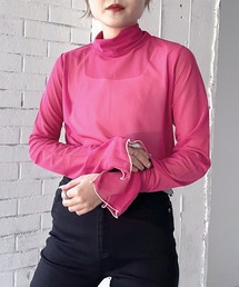 PAGEBOY | シアーメロータートル(Tシャツ/カットソー)