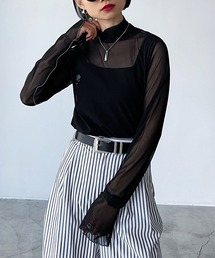 PAGEBOY | シアーメロータートル(Tシャツ/カットソー)