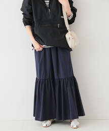 SLOBE IENA | タフタタイプライターロングスカート◆(スカート)