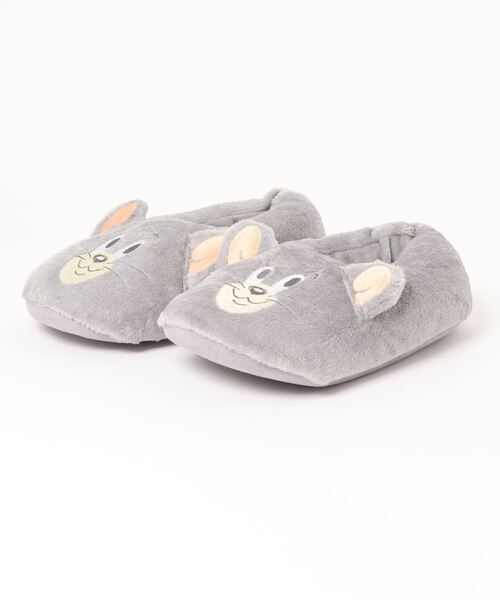Tom&Jerry(トムアンドジェリー)の「【公式】TOMandJERRY フェイススリッパ(ルームシューズ/スリッパ・レディース・グレー/ライトグレー/キャメル・FREE)」の17枚目の写真