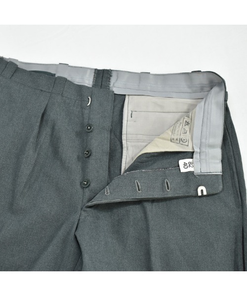 VINTAGE（ヴィンテージ）の「【ヴィンテージ古着】EU ミリタリーパンツ スラックス（スラックス・メンズ・グレー・32inch）」の11枚目の写真