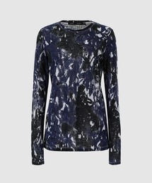 Painted Floral Long Sleeve T-Shirt/Tie Dye Long Sleeve T-Shirt