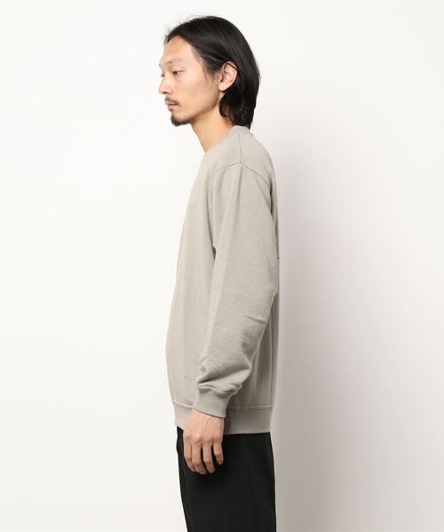 FILA(フィラ)の「【FILA/フィラ】ワンポイント ロゴ刺繍 バックプリント ビックシルエット スウェット トレーナー 裏毛(スウェット・メンズ・ブラック/杢グレー/ダークベージュ/ホワイト・L/M/LL)」の9枚目の写真