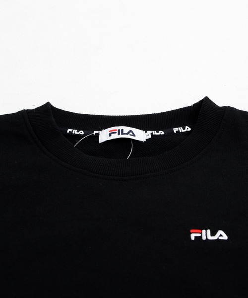 FILA(フィラ)の「【FILA/フィラ】ワンポイント ロゴ刺繍 バックプリント ビックシルエット スウェット トレーナー 裏毛(スウェット・メンズ・ブラック/杢グレー/ダークベージュ/ホワイト・L/M/LL)」の22枚目の写真