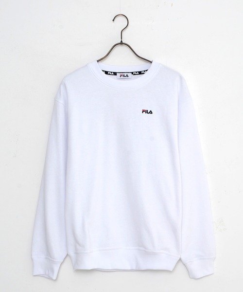 FILA(フィラ)の「【FILA/フィラ】ワンポイント ロゴ刺繍 バックプリント ビックシルエット スウェット トレーナー 裏毛(スウェット・メンズ・ブラック/杢グレー/ダークベージュ/ホワイト・L/M/LL)」の14枚目の写真