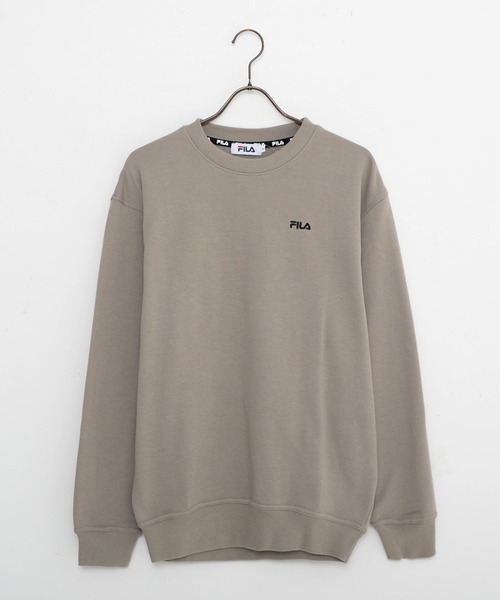 FILA(フィラ)の「【FILA/フィラ】ワンポイント ロゴ刺繍 バックプリント ビックシルエット スウェット トレーナー 裏毛(スウェット・メンズ・ブラック/杢グレー/ダークベージュ/ホワイト・L/M/LL)」の13枚目の写真