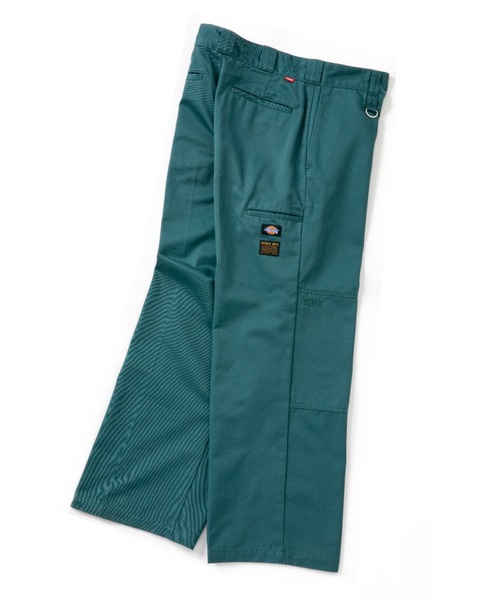 AVIREX（アヴィレックス）の「【Dickies × AVIREX】 ダブルニー センタープレス ワークパンツ / DOUBLE KNEE CENTER PRESS WORK PANT / アヴィレックス / ディッキーズ（その他パンツ・メンズ・ブラック/ライトグリーン・34/32/30/28）」の6枚目の写真