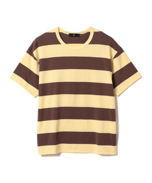 VAPORIZE（ヴェイパライズ）の「VAPORIZE / Border T-shirt（Tシャツ/カットソー・メンズ・ケリー/イエロー・LARGE/X-LARGE/SMALL/MEDIUM）」の5枚目の写真