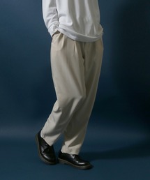 ANPAS | Wide Tuck Tapered Pants/ワイドタックテーパードパンツ スラックス(スラックス)