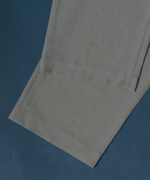 ANPAS（アンパス）の「Wide Tuck Tapered Pants/ワイドタックテーパードパンツ スラックス カラーパンツ（スラックス・メンズ・ブラック/ベージュ/グレー/オートミール・LL/M/L）」の11枚目の写真