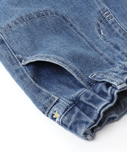 BREEZE(ブリーズ)の「/花刺繍デニムパンツ(デニムパンツ・キッズ・ベージュ/ブルー/ネイビー・80/90/100/110/120/130/140)」の6枚目の写真