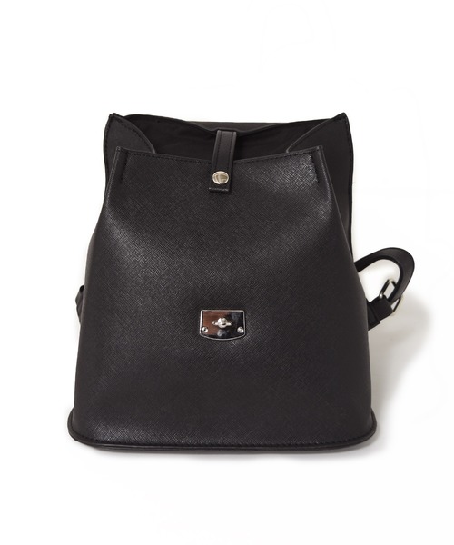 w closet(ダブルクローゼット)の「アソート柄ミニリュック(バックパック/リュック・レディース・ブラック/その他1/キャメル・FREE)」の9枚目の写真