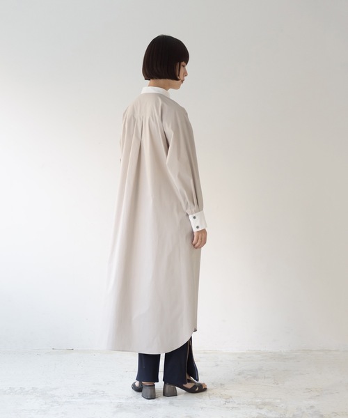 La SRIC（ラスリック）の「La SRIC / ドッキングシャツOP（シャツワンピース・レディース・グレー系その他/モカ・38）」の17枚目の写真