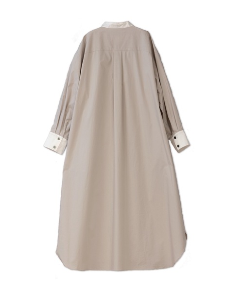 La SRIC（ラスリック）の「La SRIC / ドッキングシャツOP（シャツワンピース・レディース・グレー系その他/モカ・38）」の5枚目の写真