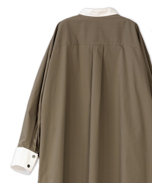 La SRIC（ラスリック）の「La SRIC / ドッキングシャツOP（シャツワンピース・レディース・グレー系その他/モカ・38）」の12枚目の写真