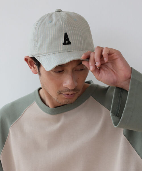 B:MING by BEAMS(ビーミングバイビームス)の「B:MING by BEAMS / ロゴワッペン ベースボールキャップ(キャップ・メンズ・ブラック/ブラウン/ブルー/グリーン・ONE SIZE)」の4枚目の写真