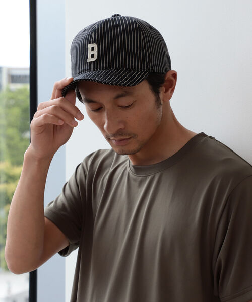 B:MING by BEAMS(ビーミングバイビームス)の「B:MING by BEAMS / ロゴワッペン ベースボールキャップ(キャップ・メンズ・ブラック/ブラウン/ブルー/グリーン・ONE SIZE)」の2枚目の写真