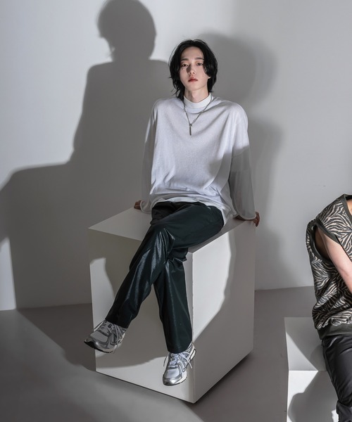 FOLLOWIN(フォロウィン)の「【FLW MADE/MEN】コーティングパンツ(その他パンツ・メンズ・ブラック/ダークグリーン/チャコール・SMALL/MEDIUM)」の4枚目の写真