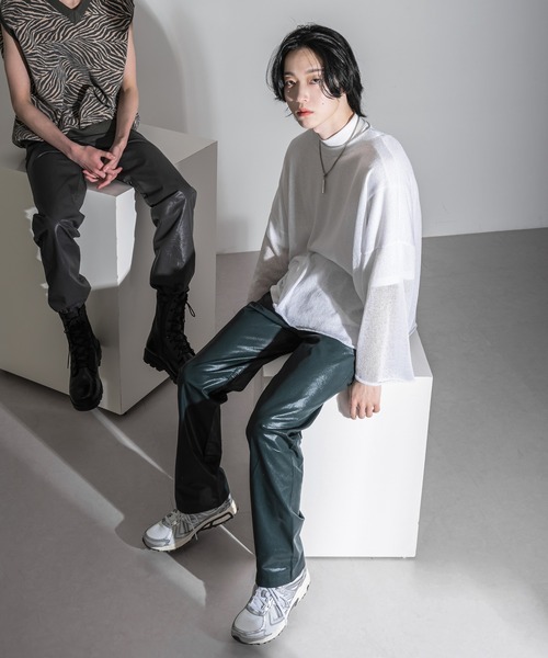 FOLLOWIN(フォロウィン)の「【FLW MADE/MEN】コーティングパンツ(その他パンツ・メンズ・ブラック/ダークグリーン/チャコール・SMALL/MEDIUM)」の8枚目の写真