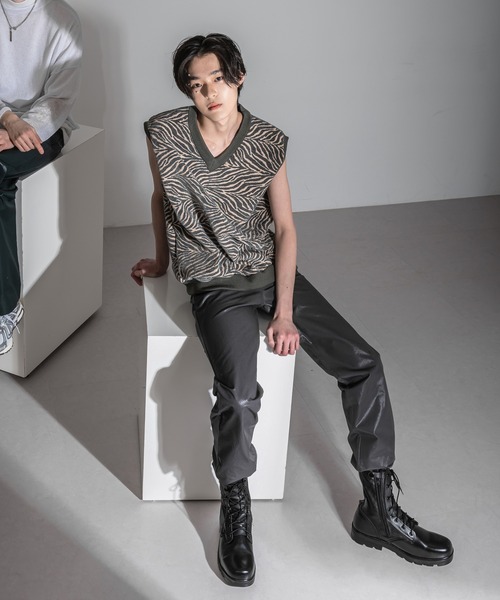 FOLLOWIN(フォロウィン)の「【FLW MADE/MEN】コーティングパンツ(その他パンツ・メンズ・ブラック/ダークグリーン/チャコール・SMALL/MEDIUM)」の12枚目の写真