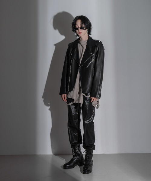FOLLOWIN(フォロウィン)の「【FLW MADE/MEN】コーティングパンツ(その他パンツ・メンズ・ブラック/ダークグリーン/チャコール・SMALL/MEDIUM)」の6枚目の写真