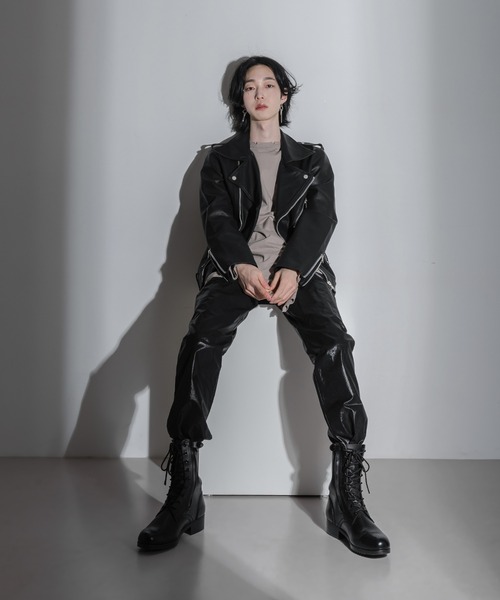 FOLLOWIN(フォロウィン)の「【FLW MADE/MEN】コーティングパンツ(その他パンツ・メンズ・ブラック/ダークグリーン/チャコール・SMALL/MEDIUM)」の13枚目の写真