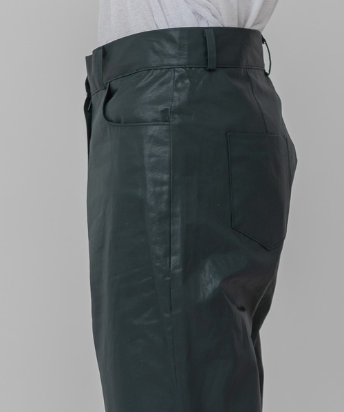FOLLOWIN(フォロウィン)の「【FLW MADE/MEN】コーティングパンツ(その他パンツ・メンズ・ブラック/ダークグリーン/チャコール・SMALL/MEDIUM)」の7枚目の写真