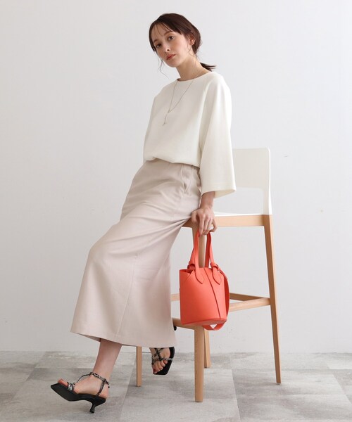 INDIVI(インディヴィ)の「◆【3WAY】クロスカラーバッグ(ショルダーバッグ・レディース・ブラック/オフホワイト/オレンジ/グリーン/ブラウン系・00)」の11枚目の写真