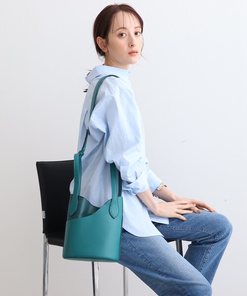 INDIVI(インディヴィ)の「◆【3WAY】クロスカラーバッグ(ショルダーバッグ・レディース・ブラック/オフホワイト/オレンジ/グリーン/ブラウン系・00)」の21枚目の写真