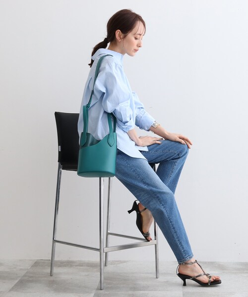 INDIVI(インディヴィ)の「◆【3WAY】クロスカラーバッグ(ショルダーバッグ・レディース・ブラック/オフホワイト/オレンジ/グリーン/ブラウン系・00)」の18枚目の写真