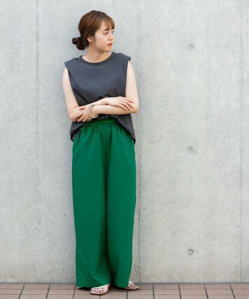 LAATO（ラート）の「LACE UP PANTS（その他パンツ・レディース・ベージュ/グリーン・FREE）」の4枚目の写真