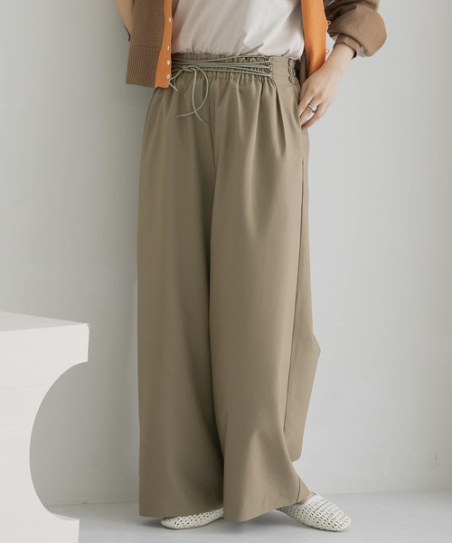 LAATO（ラート）の「LACE UP PANTS（その他パンツ・レディース・ベージュ/グリーン・FREE）」の7枚目の写真