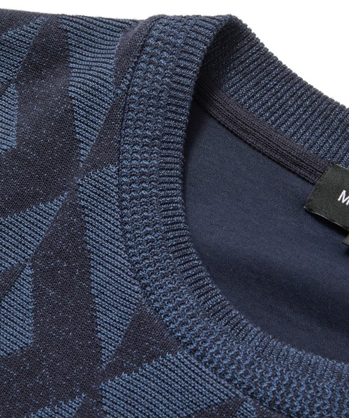 MEN'S BIGI（メンズビギ）の「ハイツイストコットン クルーネックTシャツ（Tシャツ/カットソー・メンズ・ホワイト/ベージュ/ネイビー・01/02/03）」の15枚目の写真