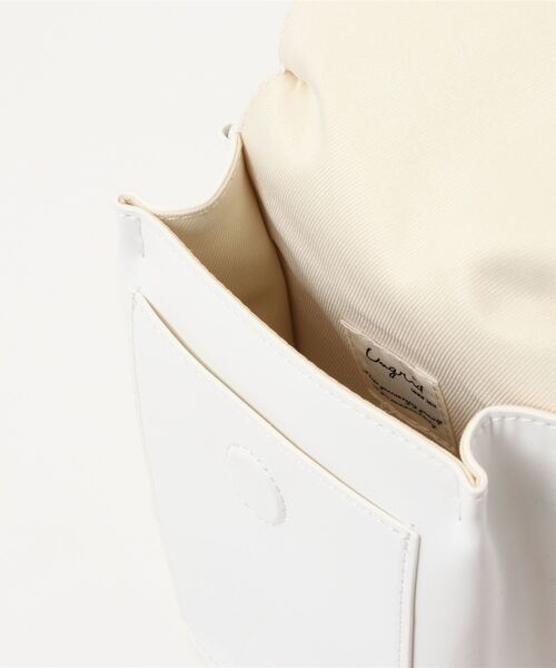 Ungrid（アングリッド）の「【Ca】フェイクレザーショルダーBAG（ショルダーバッグ・レディース・アイボリー/ブラック・FREE）」の5枚目の写真