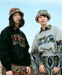 moyan ecri（モヤン エクリ）の「<moyan ecri>リバーシブルバケットハット【アフリカンファブリック】（ハット）」