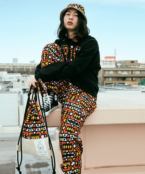 moyan ecri(モヤン エクリ)の「<moyan ecri>リバーシブルバケットハット【アフリカンファブリック】(ハット・レディース・ターコイズブルー系/オレンジ/レッド/ブルー・FREE)」の15枚目の写真