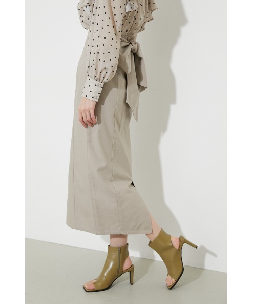 rienda(リエンダ)の「バックリボンタイトスカート(スカート・レディース・ブラック/ベージュ/ブルー・SMALL/MEDIUM)」の17枚目の写真