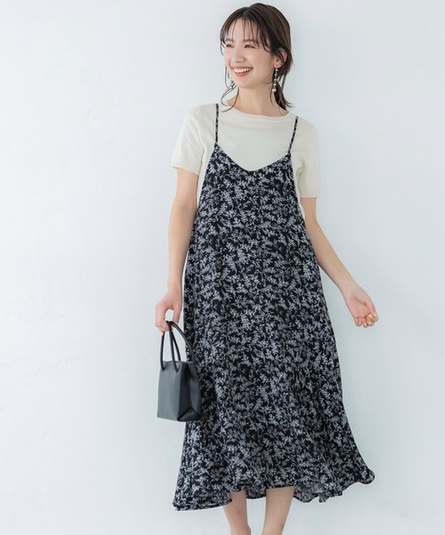 coca(coca)(コカ)の「半袖ニットトップス(ニット/セーター・レディース・ブラウン/ブルー/ブラック/グリーン/オレンジ/ホワイト/グレイッシュベージュ/ダークブルー・M/L)」の18枚目の写真