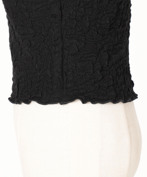 JOINT WORKS（ジョイントワークス）の「J-シャーリングクロップドタンクトップ（タンクトップ・レディース・ホワイト/ブラック/サックスブルー/グリーン・FREE）」の15枚目の写真