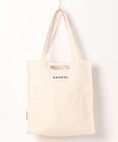 KANGOL（カンゴール）の「【 KANGOL / カンゴール 】 プリント スクエア 2WAY キャンバス トートバッグ（トートバッグ・メンズ・オフホワイト/ホワイト系その他・FREE）」の11枚目の写真