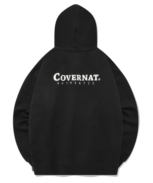 【COVERNAT】スモール オーセンティックパーカージップアップ COVERNAT（カバーナット）の「【COVERNAT】SMALL AUTHENTIC LOGO