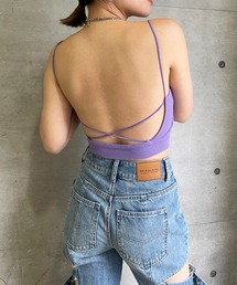 SPIRALGIRL | クロスラインサーマルビスチェ(キャミソール)