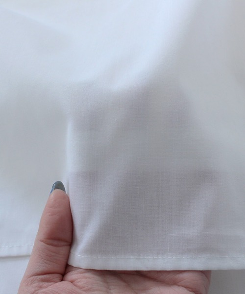 Pierrot（ピエロ）の「半袖シャツワンピース（シャツワンピース・レディース・ブラック/ネイビー/オフホワイト・M/L）」の11枚目の写真